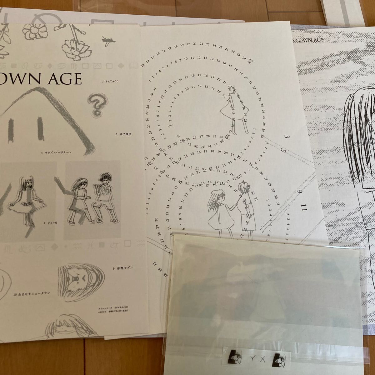 相対性理論　レコード　ν Town age ニュータウンエイジ　やくしまるえつこ　アナログ盤　3LP ステッカー付　限定盤