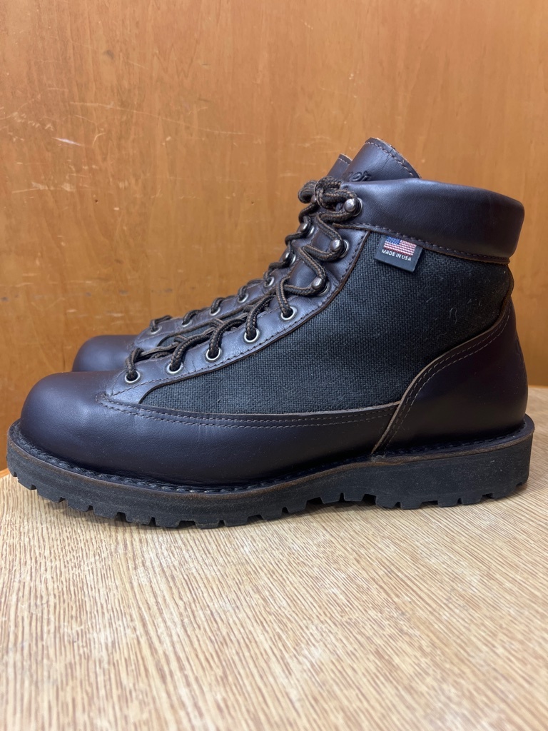 希少 DANNER LIGHT DARK BROWN 30478 ダナーライト ブーツ 9.5EE ゴアテックス 茶 ダークブラウン 米国限定モデル GORE-TEX R60323_画像4