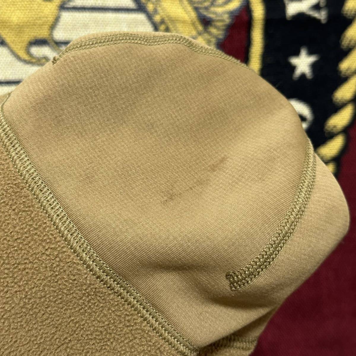 沖縄 米軍 海兵隊 実物 USMC POLARTEC CAP ポーラテックマイクロ フリースキャップ ビーニー ニット帽SMALL / MEDIUM (管理番号CDE219)_画像10