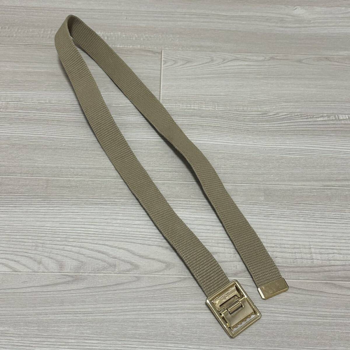 沖縄 米軍実物 OFFICERS EQUIPMENT COMPANY BELT ベルト オシャレ 作業用 コヨーテ 105cm (管理番号ABC169)の画像2