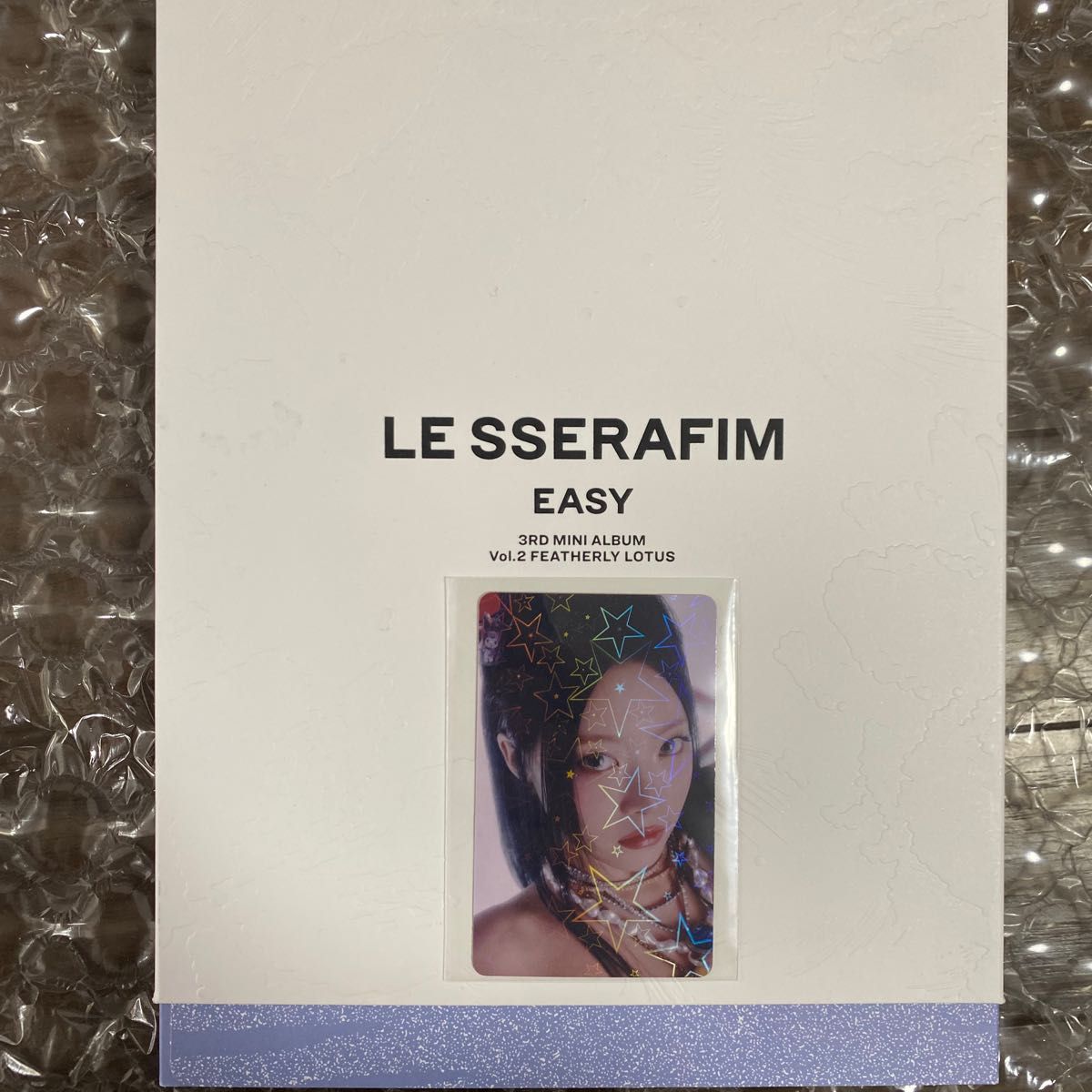 LE SSERAFIM EASY アルバム vol.2 FEATHERLY LOTUS ウンチェラキドロトレカ付き