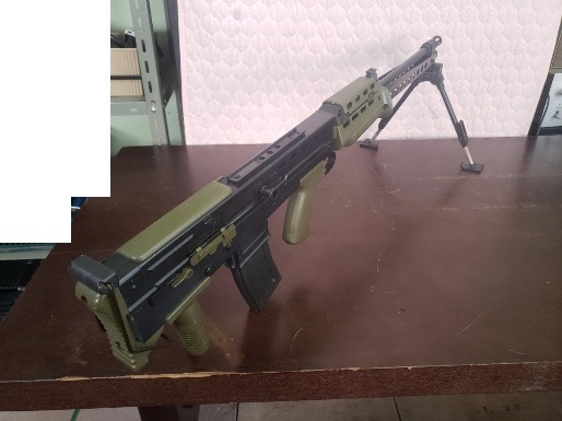 L86A1 MACHINE GUN 5.56mm ASGK MMC マシンガン トイガン ミリタリー 戦争 銃_画像4