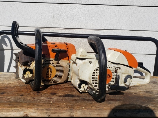 STIHL スチール MS260 MS201C 2台 まとめ エンジンチェーンソー_画像1