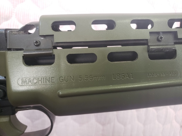 L86A1 MACHINE GUN 5.56mm ASGK MMC マシンガン トイガン ミリタリー 戦争 銃_画像9