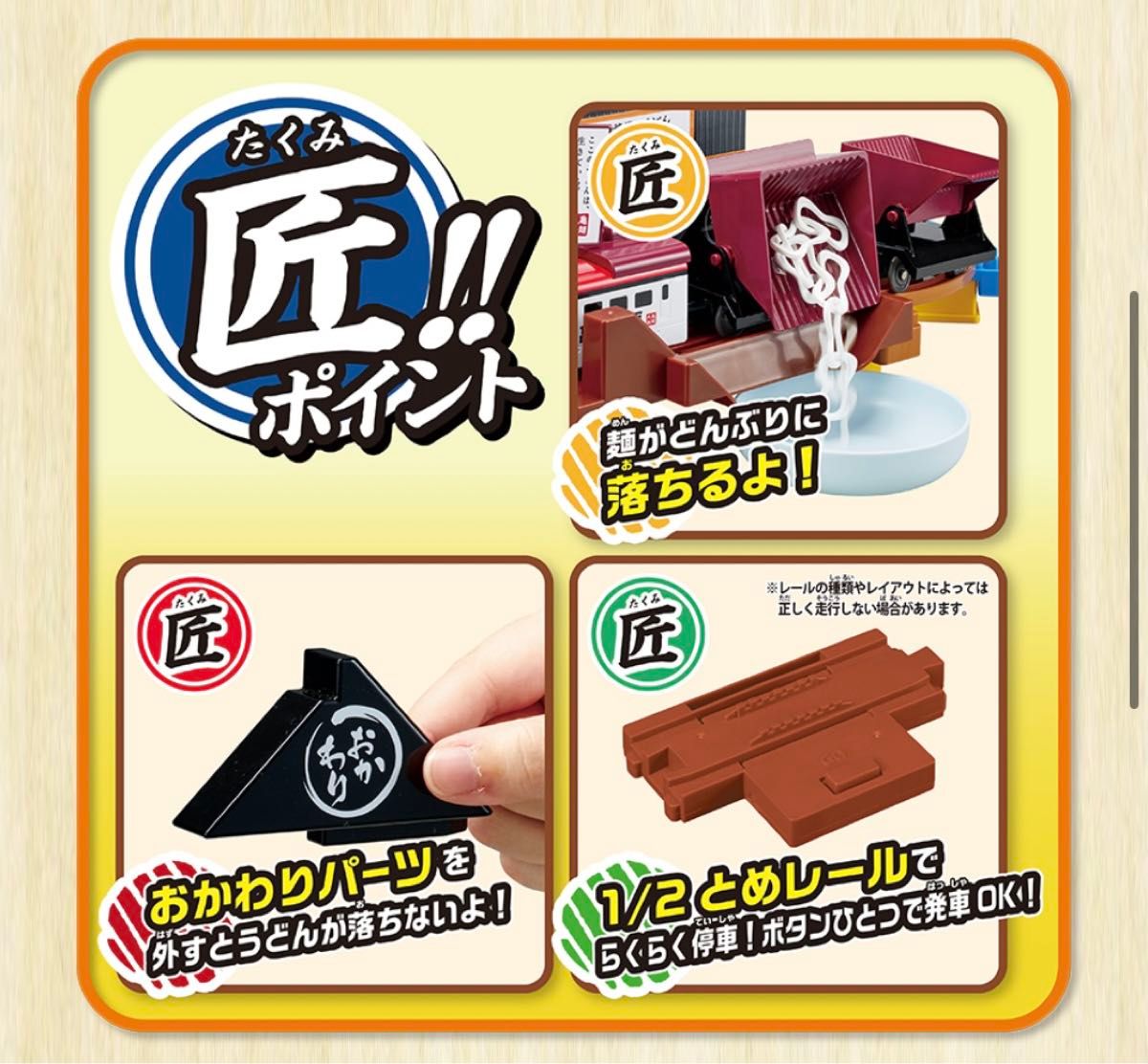 打ち立て! おとどけ! 丸亀製麺 プラレール 新品