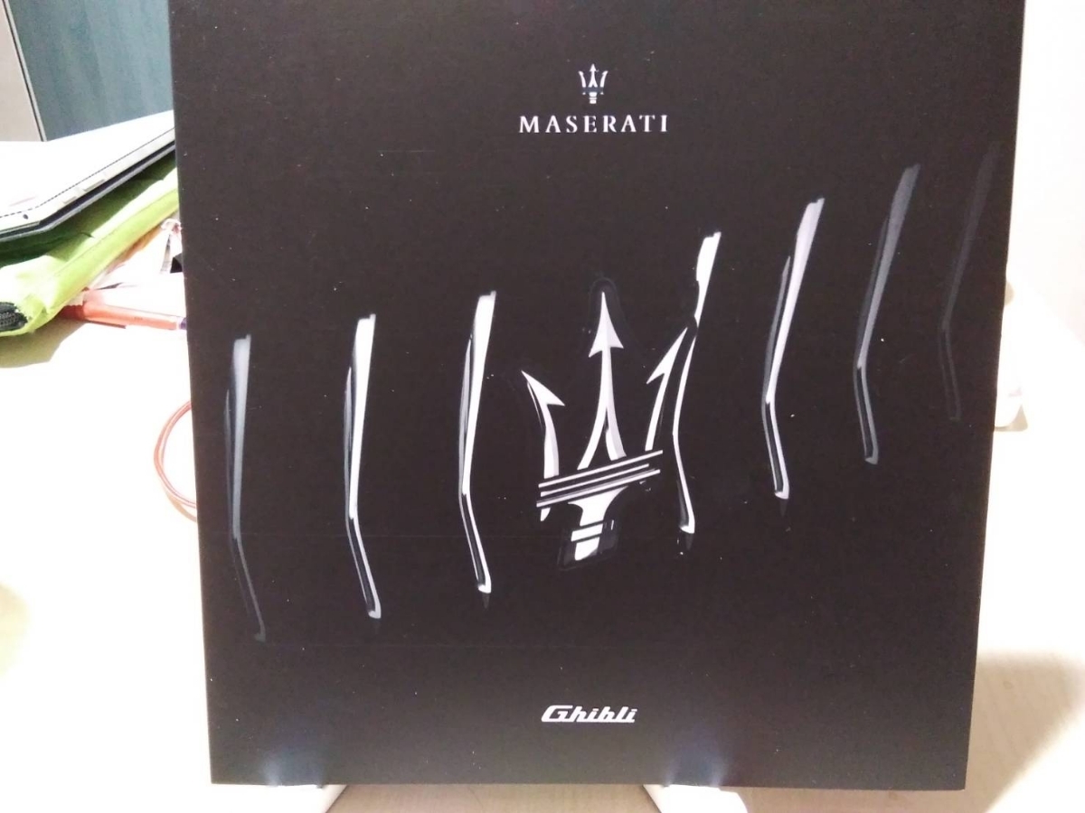  Maserati Ghibli catalog Italy version Italy Maserati head office .. obtaining 2019.4