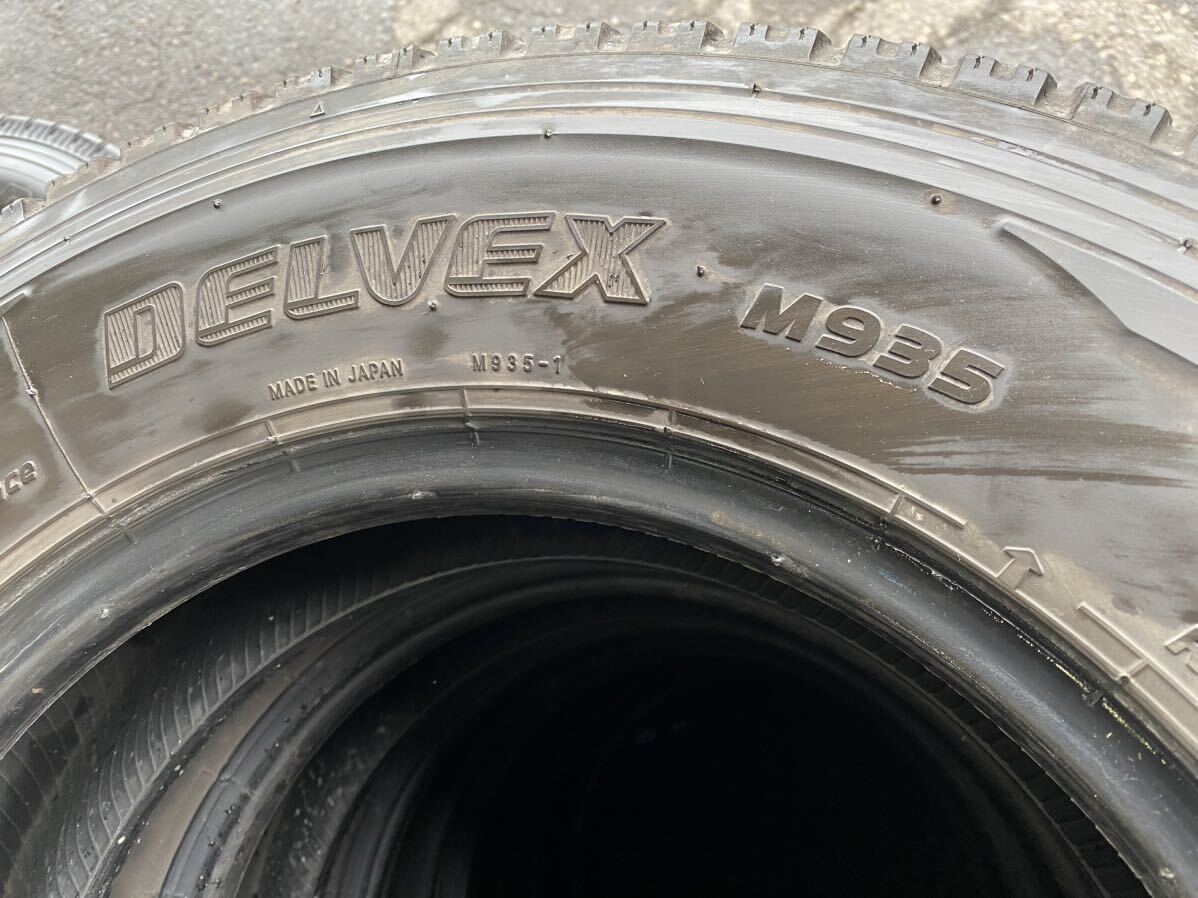 タ4515　送料無料☆深溝スタッドレス　TOYO DELVEX M935　205/75R16 113/111N LT　6本価格　2022年製_画像6