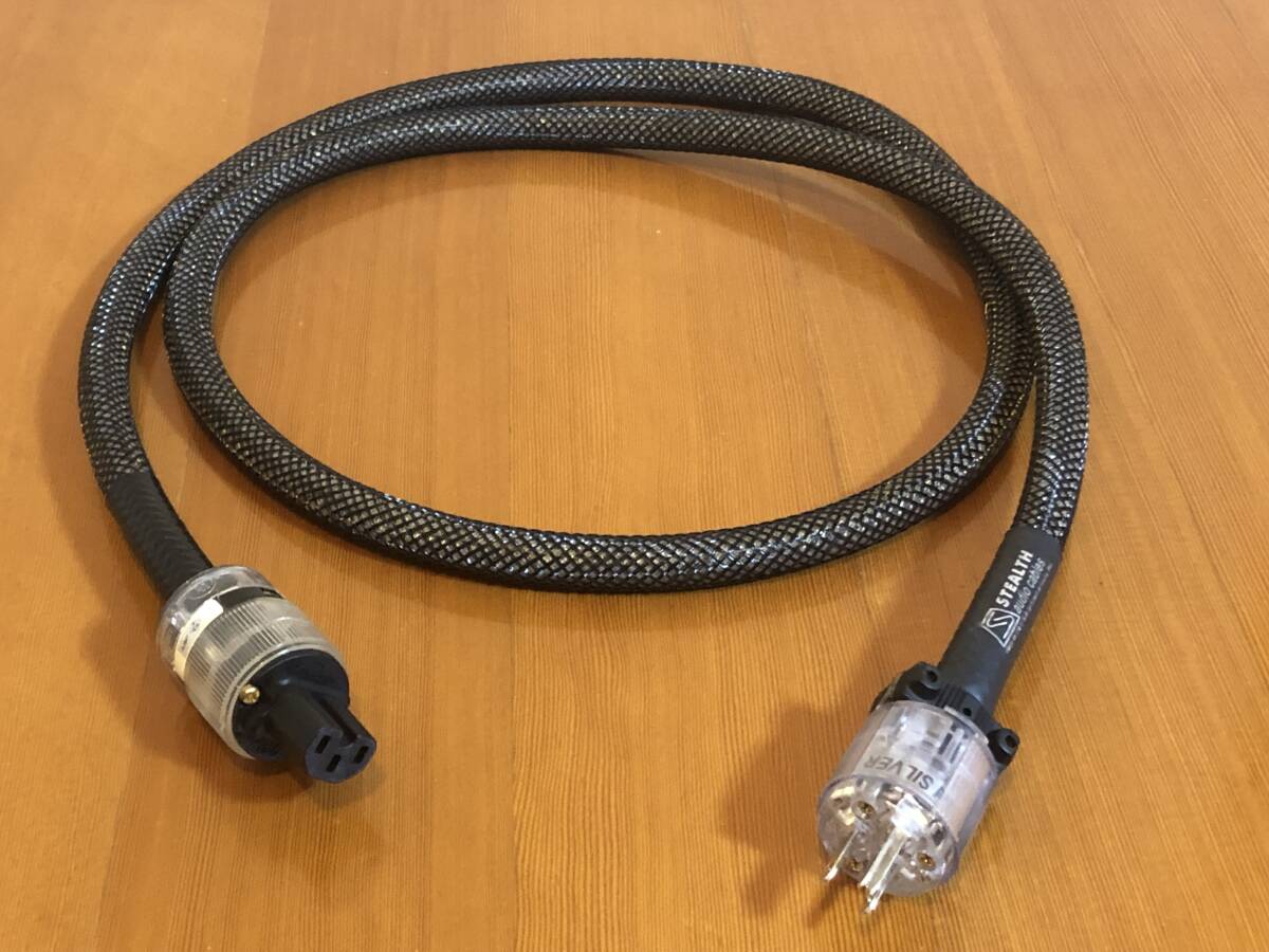 Stealth Audio Cables ステルス オーディオ ケーブル M-21 Super 電源ケーブル 1.8m 定価162800円の高級ケーブル 美品の画像1