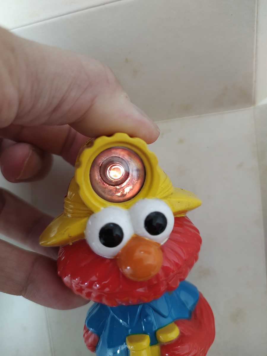  rare TYCO Sesame Street Elmo My 1st Flashlight. middle electro- light light Vintage figure 