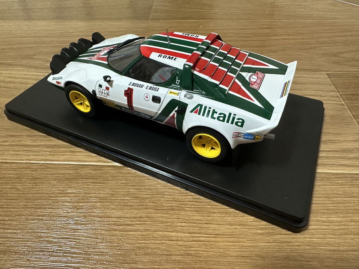 1/24 Lancia Stratos ラリーモンテカルロ 1977 ランチア ストラトス アシェット　クリアケース付き_画像4