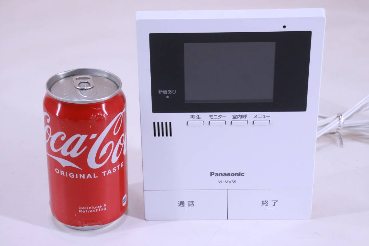 Panasonic インターフォン ドアホン モニター親機VL-MV39K/玄関カメラ子機VL-V572Lセット 取り付けステイ欠品 2017年製 中古品■(F8940)_画像4