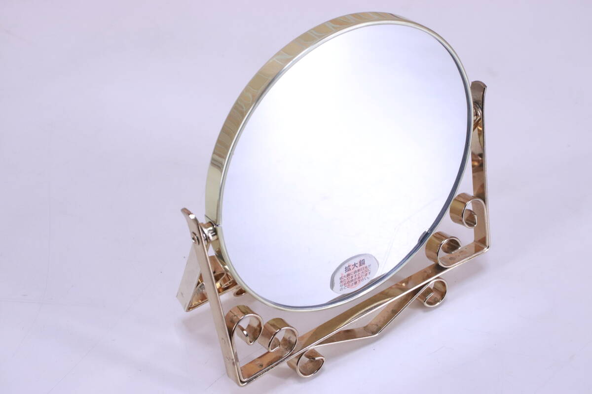  настольный зеркало увеличительное стекло античный товары долгосрочного хранения зеркало / зеркало настольный увеличительное стекло подробности неизвестен #(F9034)