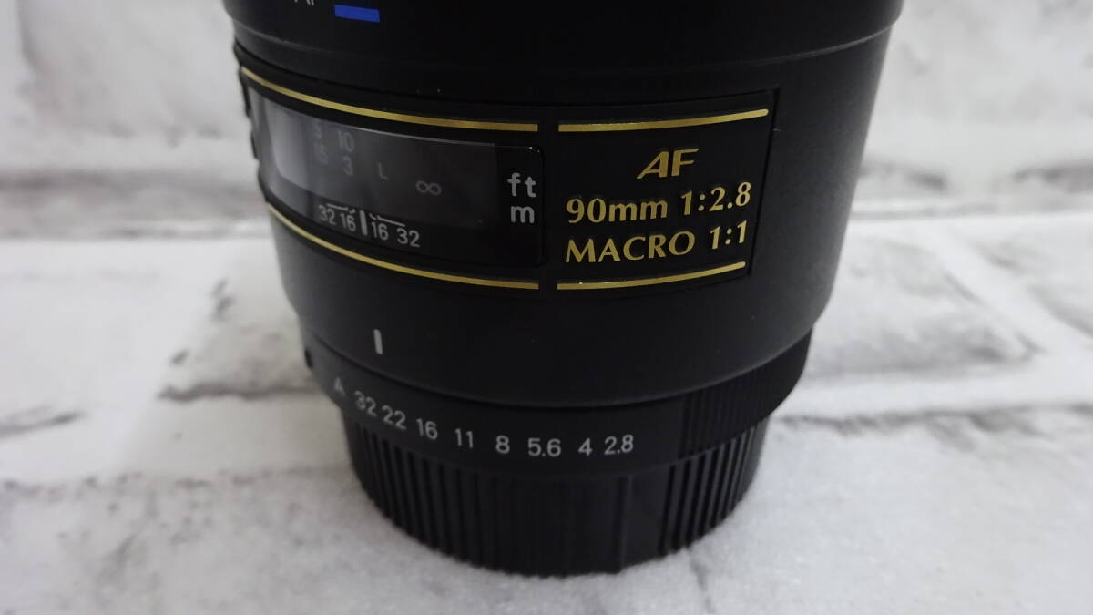 m1429 TAMRON Tamron Di SP AF 90.F/2.8 lens not yet operation verification secondhand goods Yupack prepayment 60 size including in a package possible 