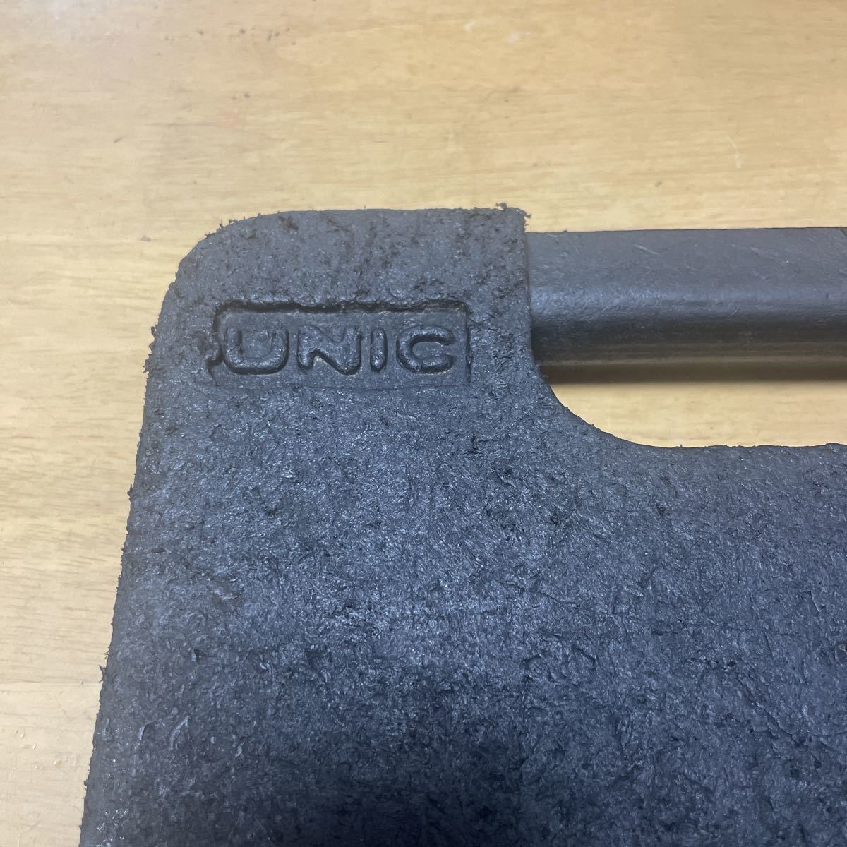 美品 UNIC 純正 アウトリガーベース 敷きバッド 1枚 敷板 ジャッキベース タダノ ユニック 新明和 トラック クレーン ジャンク_画像3