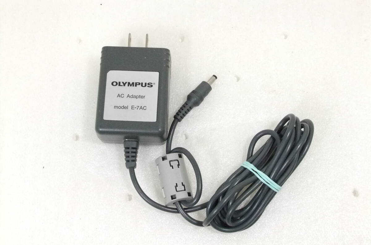 オリンパス ACアダプター「OLYMPUS AC Adapter Model E-7AC」通電するジャンク扱い品 E111_画像2