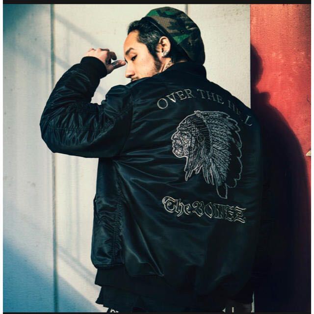 [限定品]The BONEZ MA-1 JACKET 黒 L ザボーンズ JESSE ジェシー