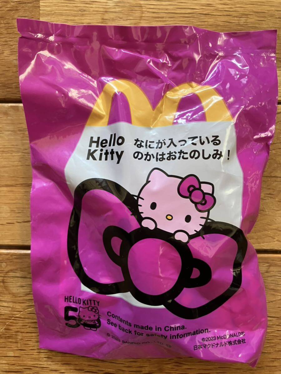 マクドナルド ハッピーセット ハローキティ 第二弾 HD-43 テディベア　ぬいぐるみ マック キティ_画像1