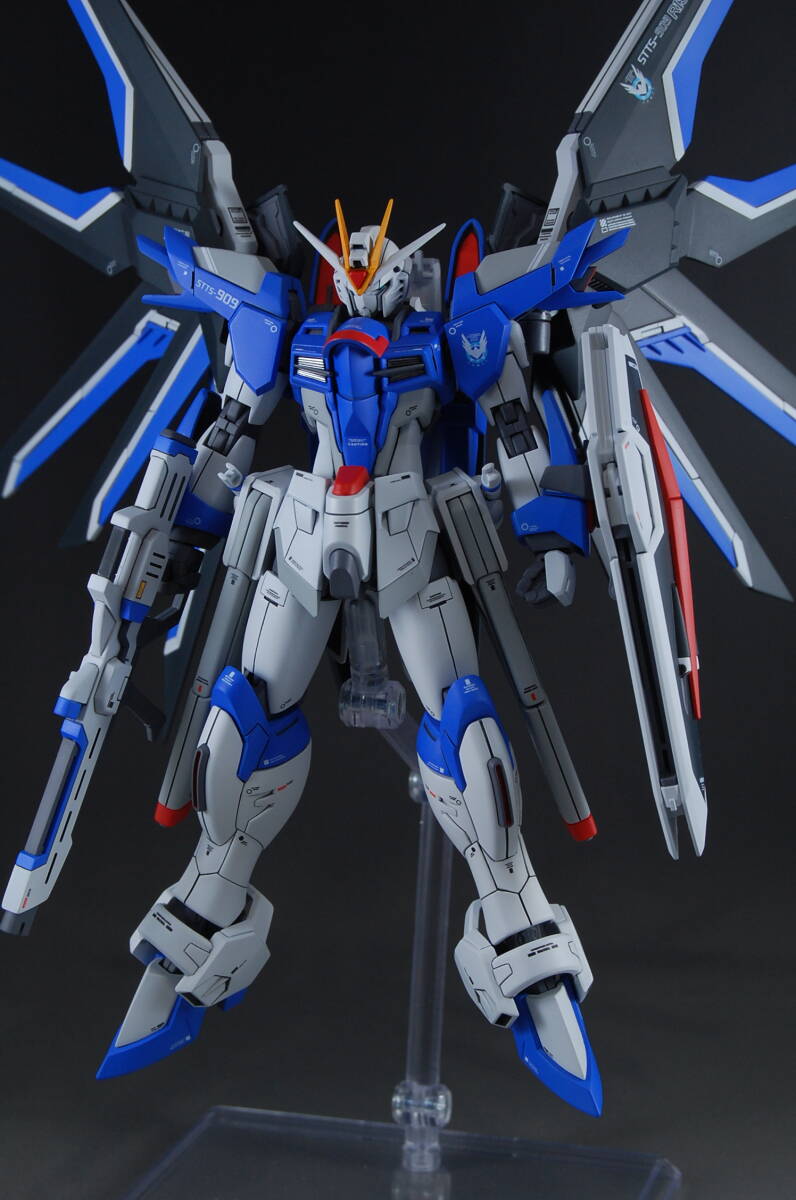 HG 1/144 ライジングフリーダムガンダム 塗装改修完成品 機動戦士ガンダムSEED FREEDOM HGCE ガンプラの画像3