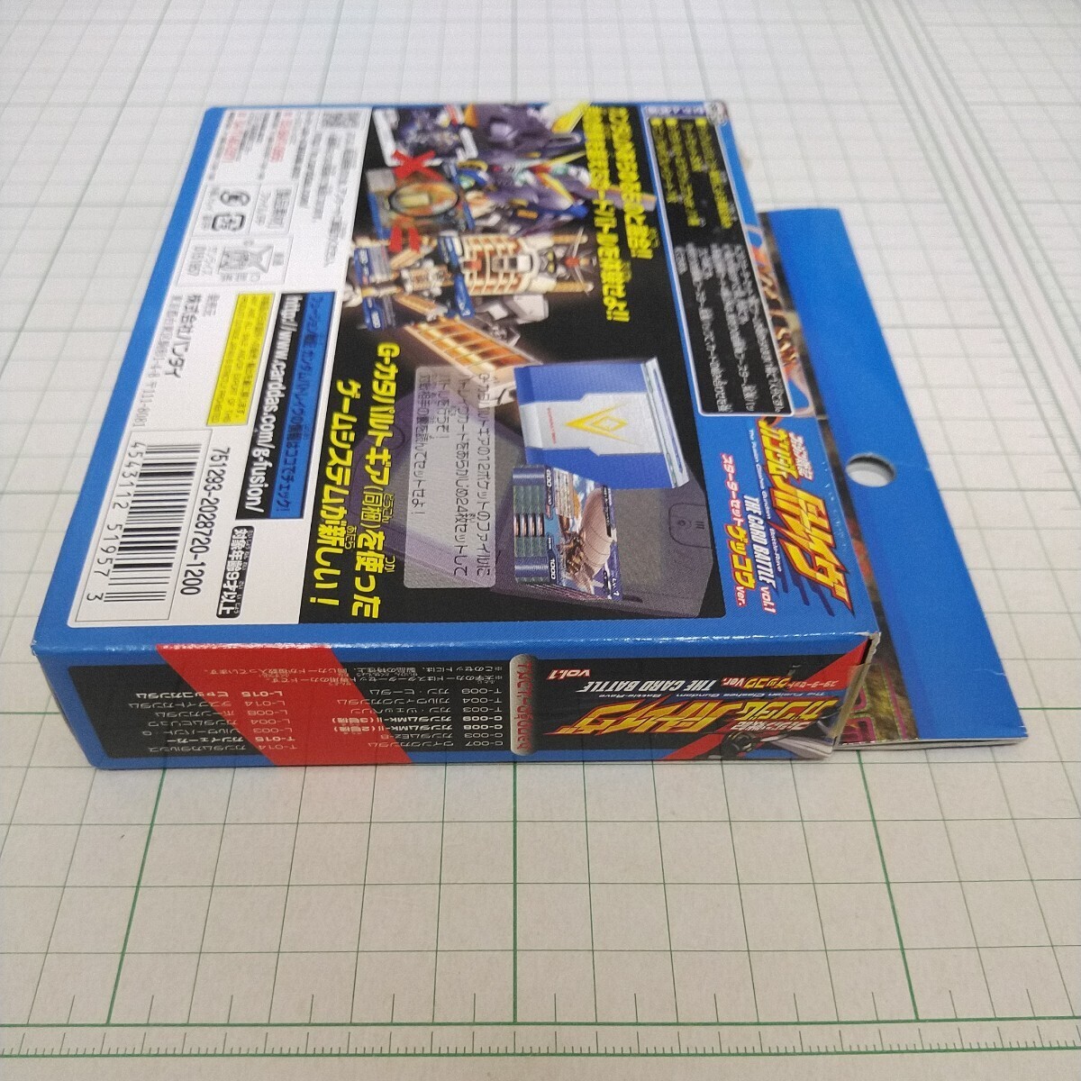 未開封 フュージョン戦記 ガンダム バトレイヴ vol.1 スターターセット ゲッコウver. カードダス GUNDAM トレカ カード 2007年 バンダイ_画像5