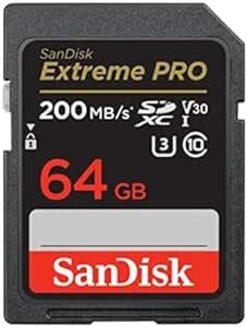 SanDisk (サンディスク) 64GB Extreme PRO SDXC UHS-I メモリーカード - C10、U3、V30_画像1
