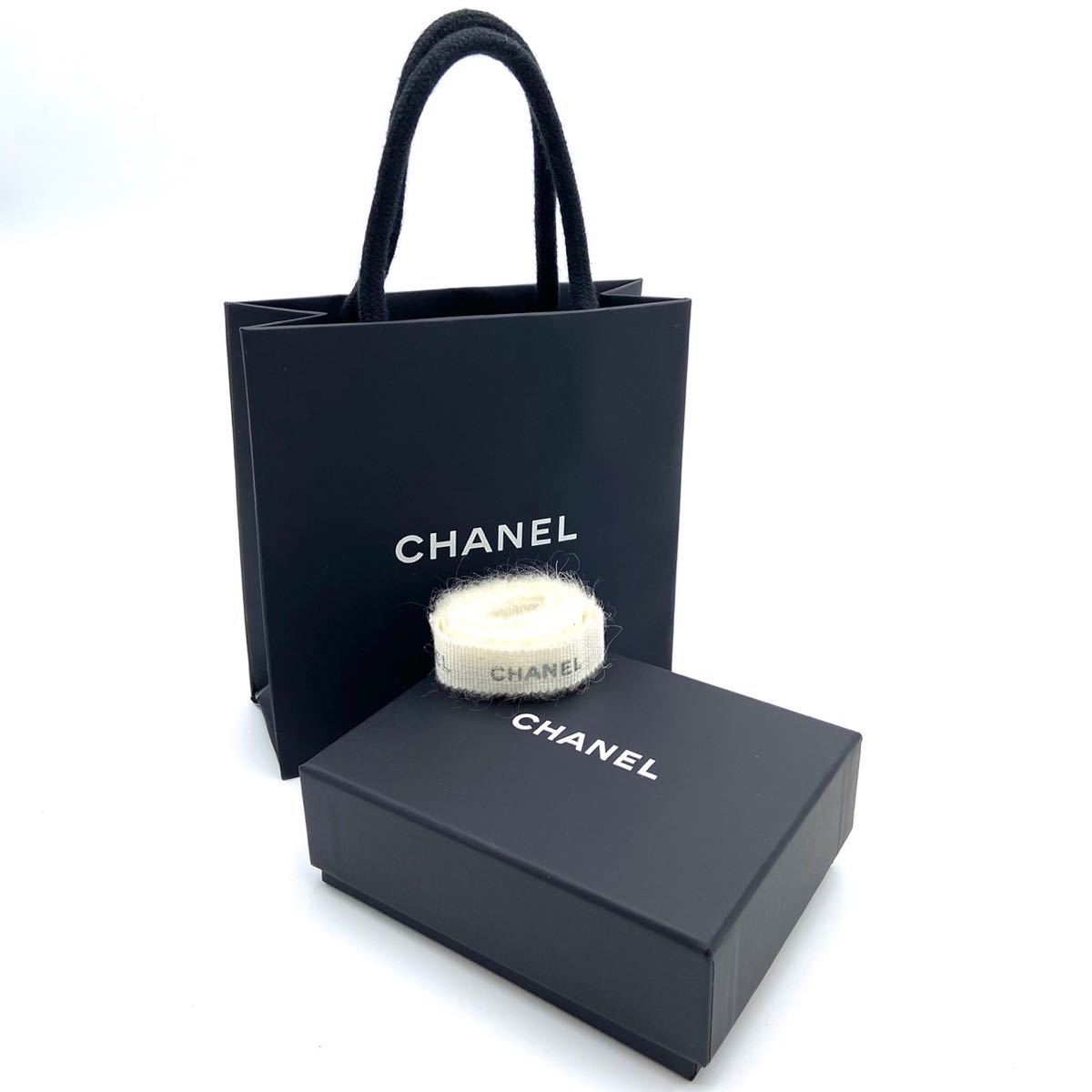 1円スタート　極美品CHANEL シャネルネックレス　ココマーク　ラインストーンリボン共箱付き_画像10