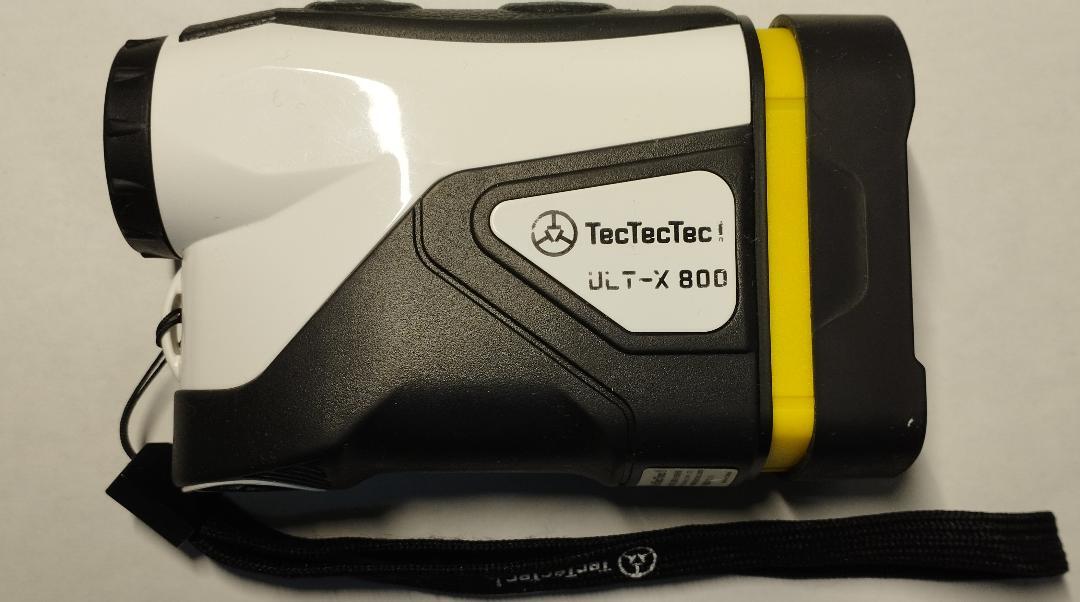 【中古美品＆新品電池付】TecTecTec ULT-X800 テックテックテック ゴルフ用レーザー距離計 高低差機能付きの画像2