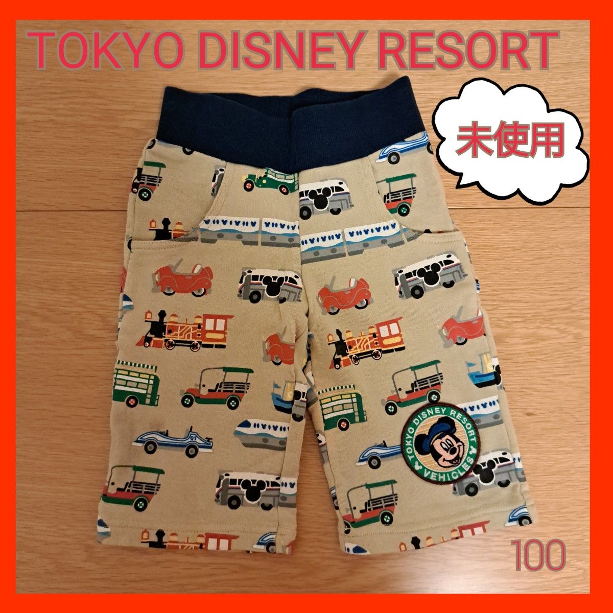 TokyoDisneyResort ハーフパンツ キッズ 子供服 半ズボン 100 ディズニー　ミッキー