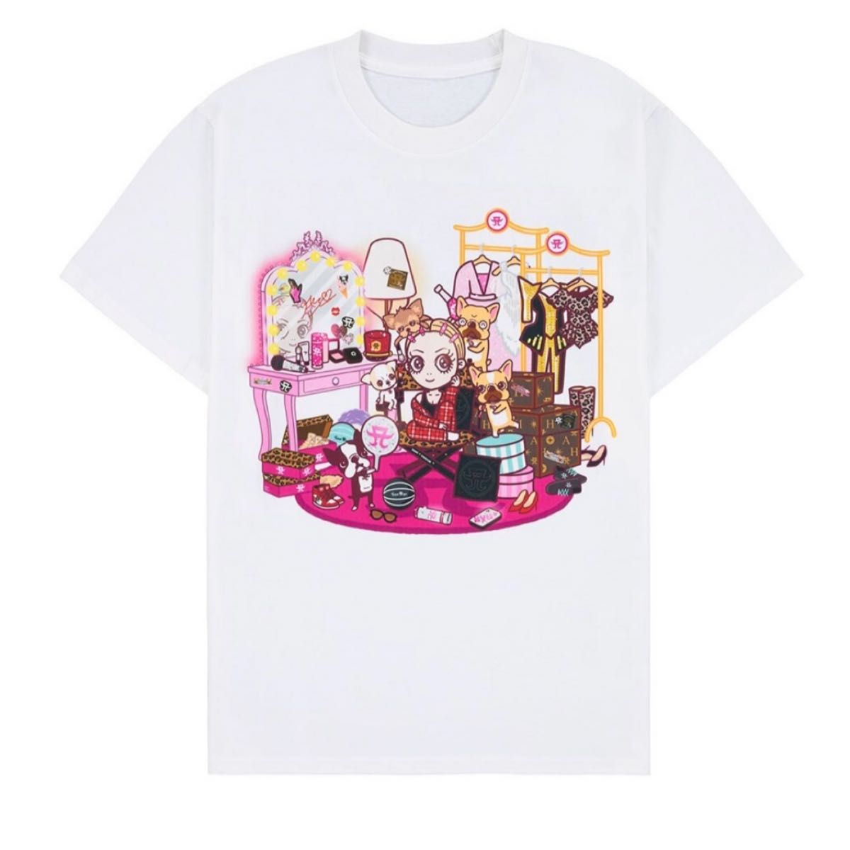 浜崎あゆみ 25th Anniversary LIVEグッズ Dressing room ayupan tシャツ