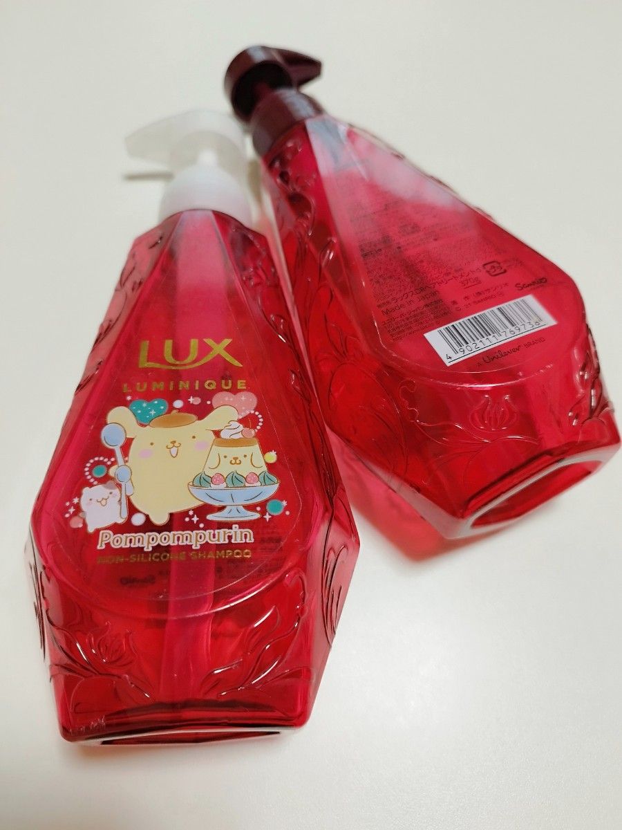 ポムポムプリン Lux空きボトル 中古 シャンプー 送料ゆうパック扱いのため、お値引不可