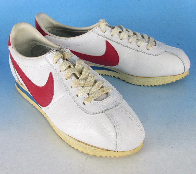 MYF15793 ビンテージ 70-80s NIKE ナイキ レザー コルテッツ　オレンジスウォッシュ スニーカー 6_画像1