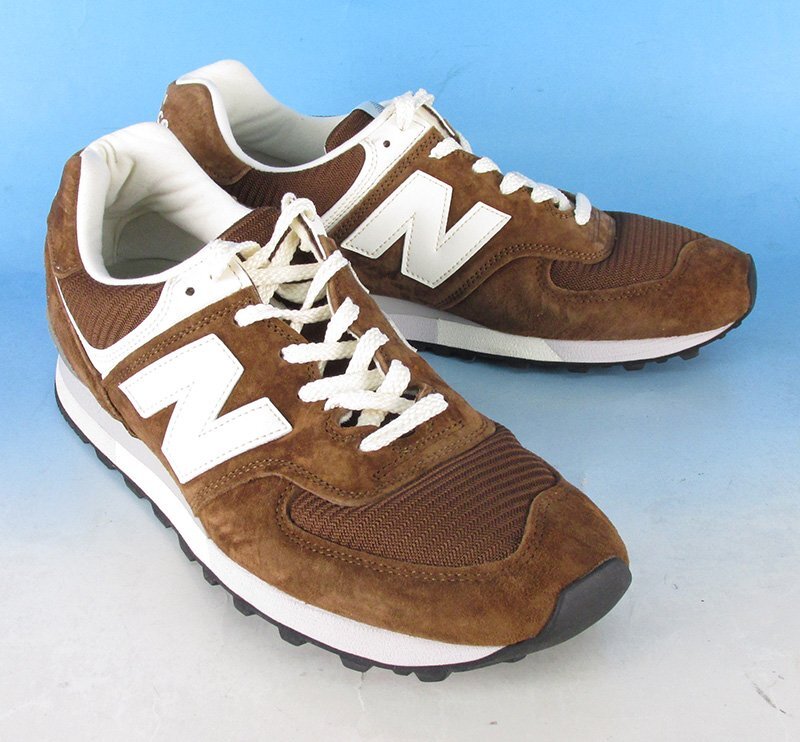 MYF15827 NEW BALANCE ニューバランス OU576BRN スニーカー イングランド製 US 10D 未使用の画像1