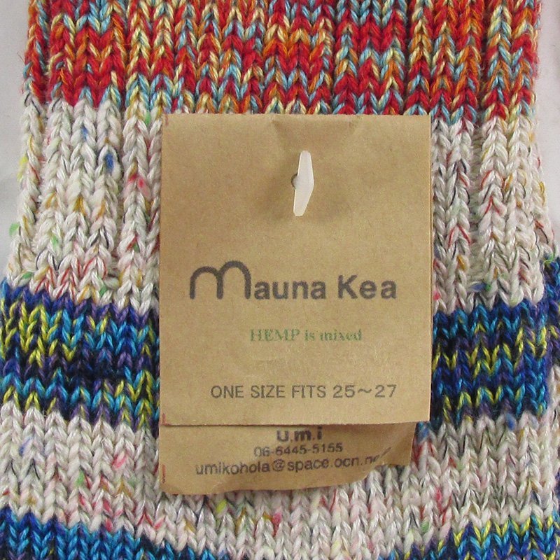 YO16737 Mauna Kea マウナケア ソックス 靴下 108568 未使用（クリックポスト可）_画像3