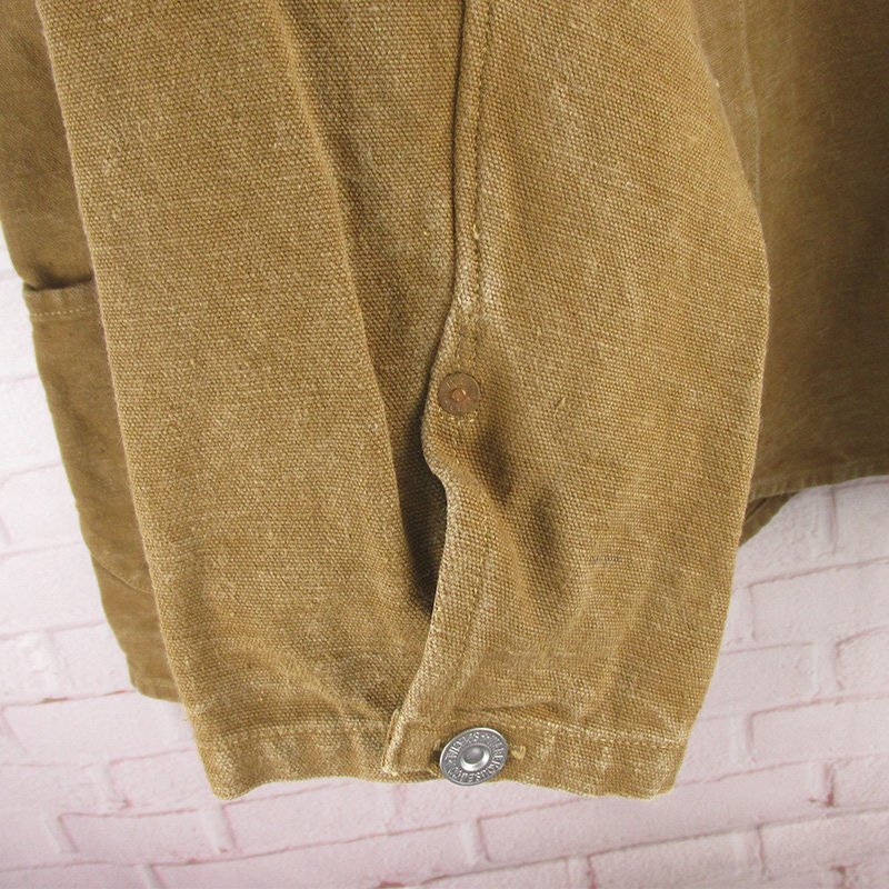 AJ24356 WAREHOUSE ウエアハウス 2161 TAILOR STYLE BROWN DUCK JACKET ブラウンダック ジャケット 38_画像10