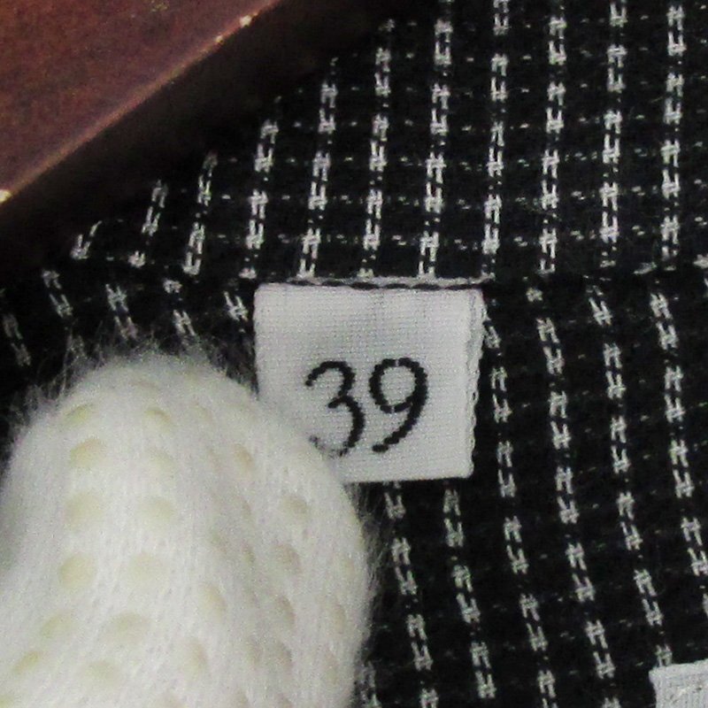 LAS8225 ARISTOCRATICO アリストクラティコ ボタンダウンシャツ ブラック系 39 美品の画像4