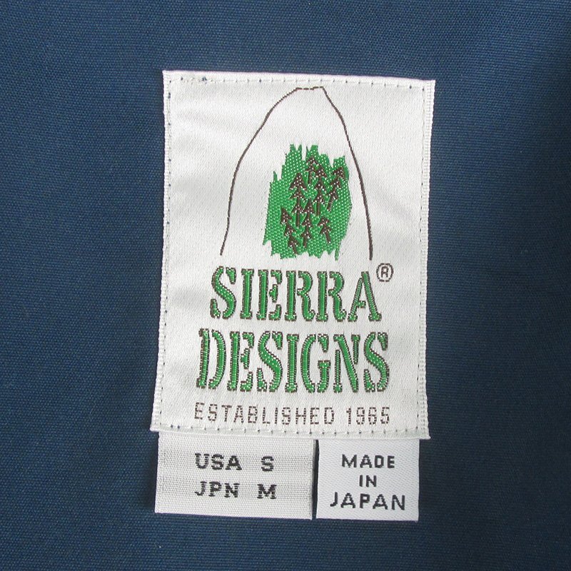 AJ24473 SIERRA DESIGNS シェラデザインズ グリーンレーベルリラクシング 65/35 SPRING PARKA マウンテンパーカー 1407 JPN M 未使用の画像4