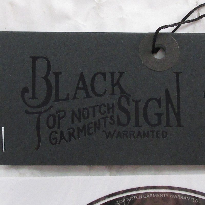 YO16817 BLACK SIGN ブラックサイン ステッカー 四枚セット 未使用（クリックポスト可）の画像10