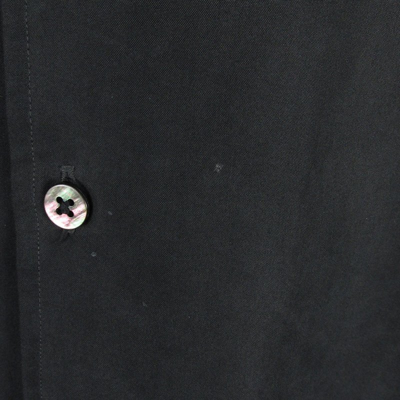 AS8308 CALEE キャリー レーヨン オープンカラーシャツ ブラック M_画像7