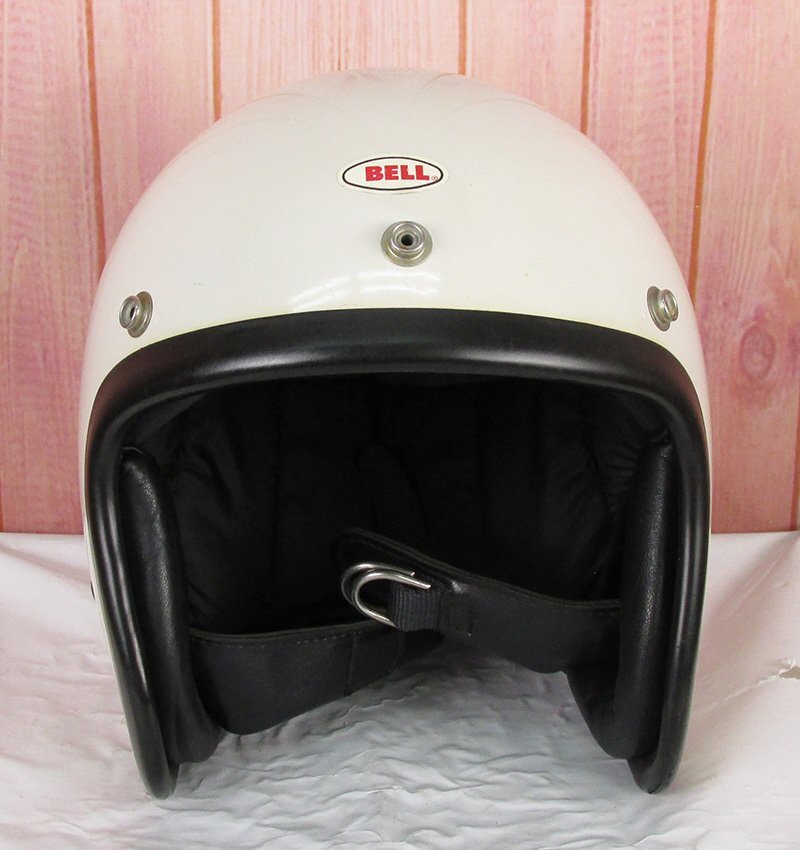 YO16790 ビンテージ BELL ベル 60s ヘルメット ホワイト系 7 3/8の画像2