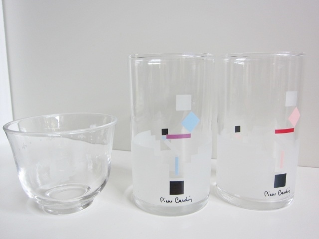 ヤフオク 綺麗め Pierre Cardin グラス2個セット 美品 和