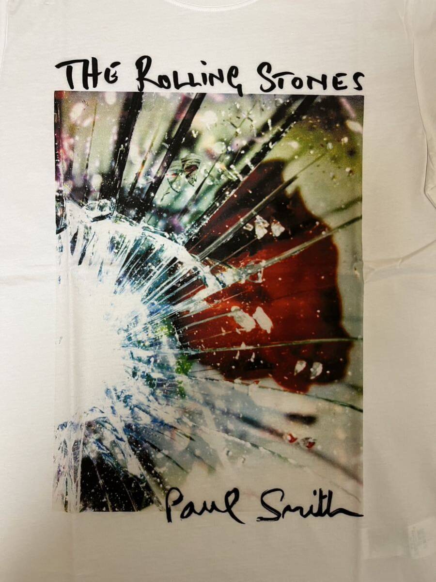 ★ ポールスミス×ローリングストーンズThe Rolling Stones × Paul Smith Hackney Diamonds限定Tシャツ　白_画像2