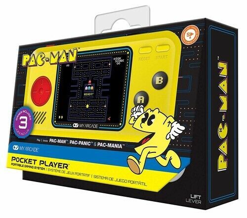 送料無料 MY ARCADE Pac-Man パックマン ポケットプレイヤー ポータブル アーケードゲーム_画像1