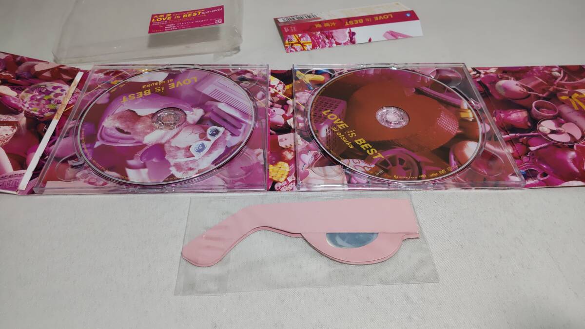 A3451 『CD』　大塚愛 ベスト　/　LOVE is BEST　DVD付　初回限定　　帯付_画像3