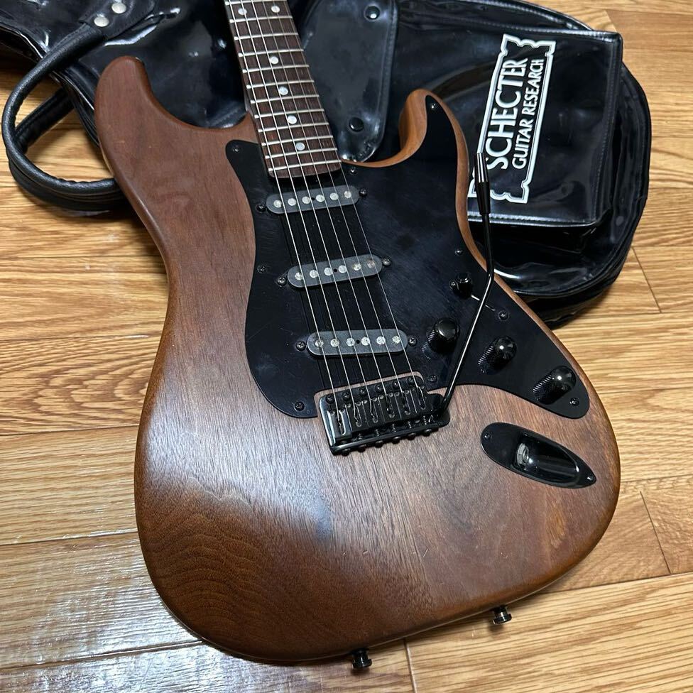 調整済 90年代 日本製schecter Japan ST Walnut ウォルナット 激レア_画像1