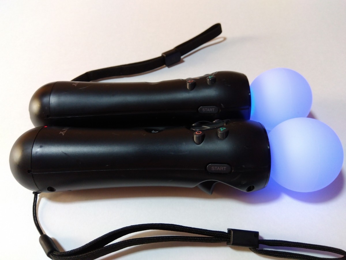 PS4/PS3 モーションコントローラー PlayStation Move CECH-ZCM1J 2本セット_画像4