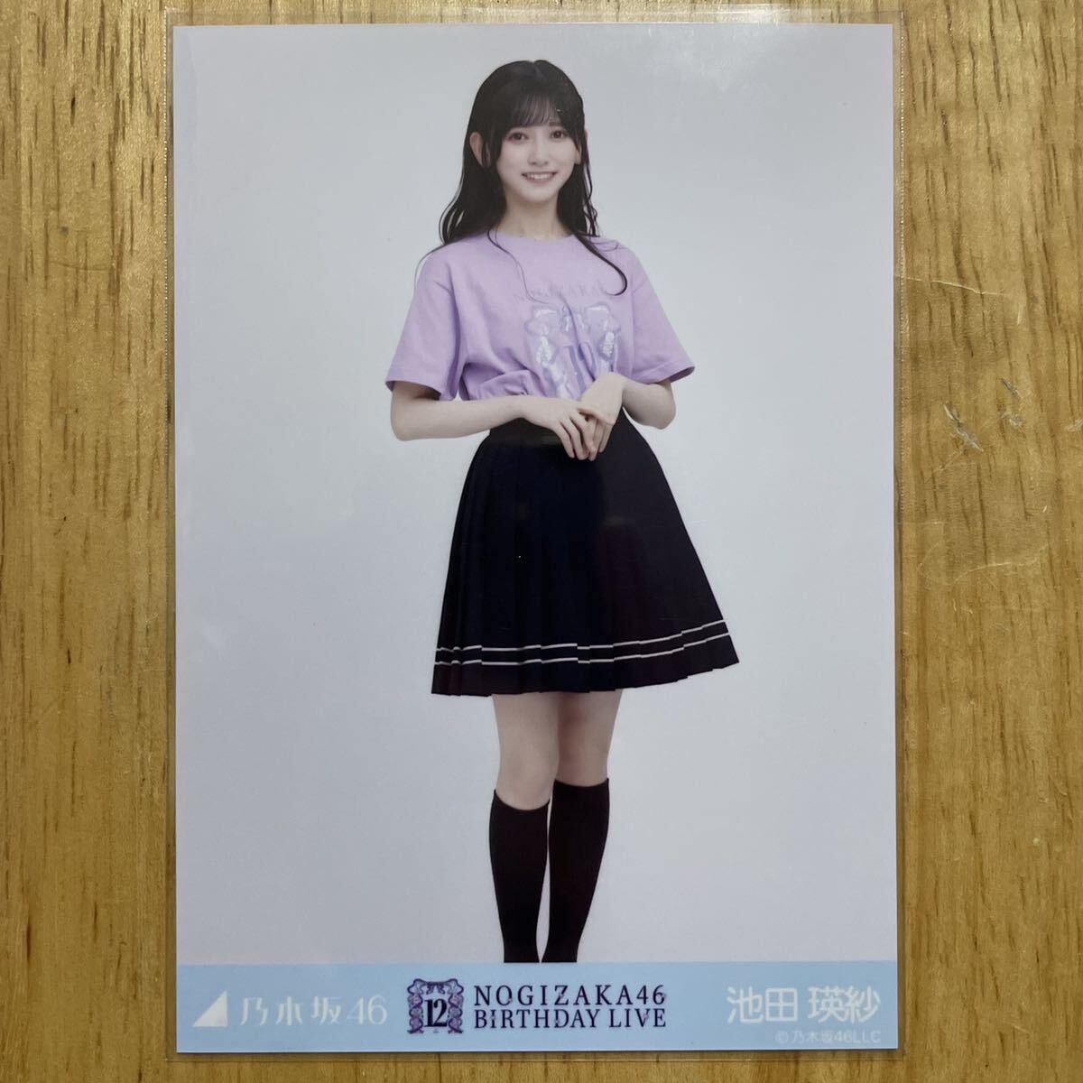 乃木坂46 池田瑛紗 12thBDライブTシャツ 生写真 ヒキ 1枚 検) 会場 限定 NOGIZAKA46 12th BIRTHDAY LIVE_画像1