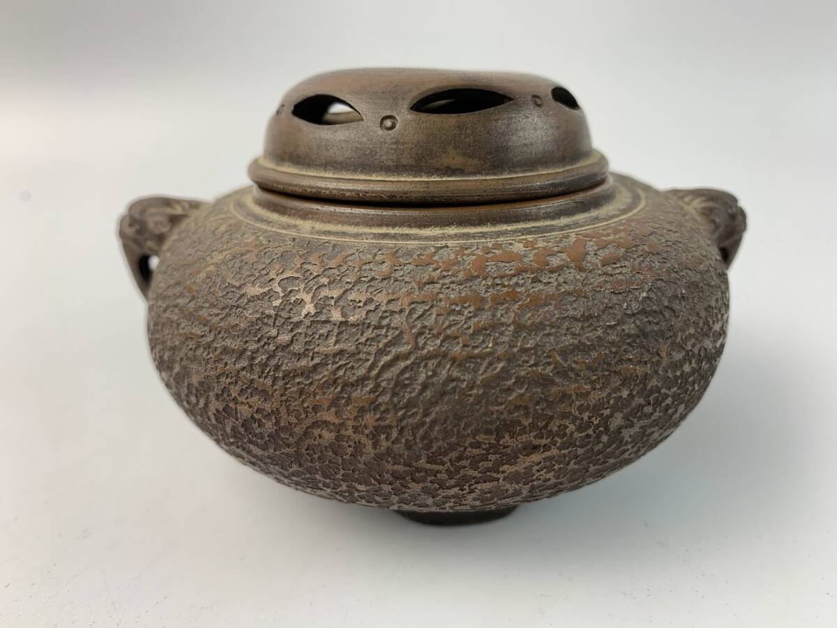 [.] era Bizen . Zaimei censer . tool tea utensils ornament floor decoration antique goods old fine art antique 