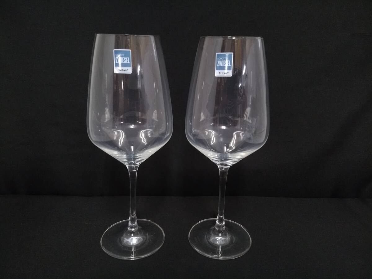 【新品含む】SCHOTT ZWIESEL ショット ツウィーゼル ワイングラス 6点セット/グラス/ガラス食器/高さ約22.5cm/トリタンクリスタル/LNK84-8の画像2