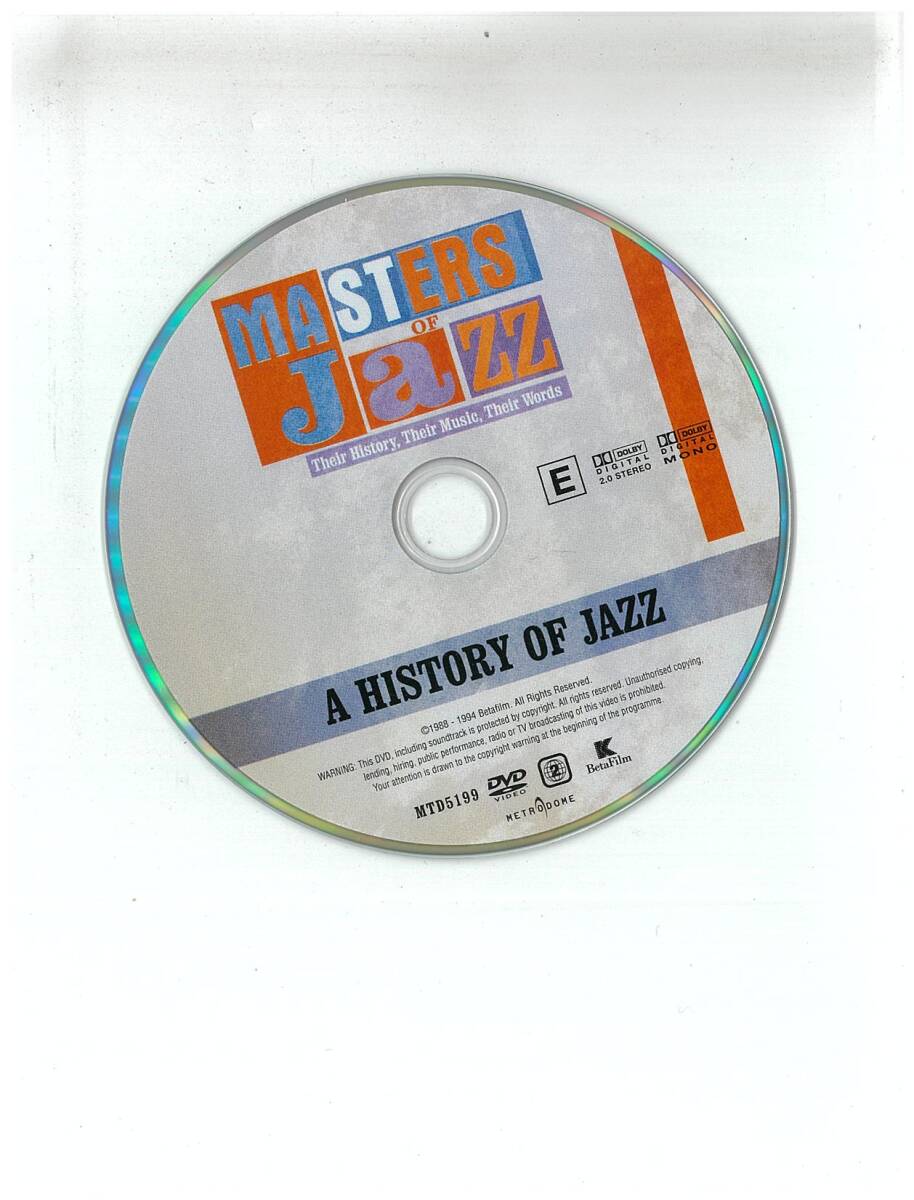 DVD☆4枚組BOXセット☆Masters of Jazz☆UK盤☆Satchmo, Bird, Basie, Lady Day☆MTD5199_画像8