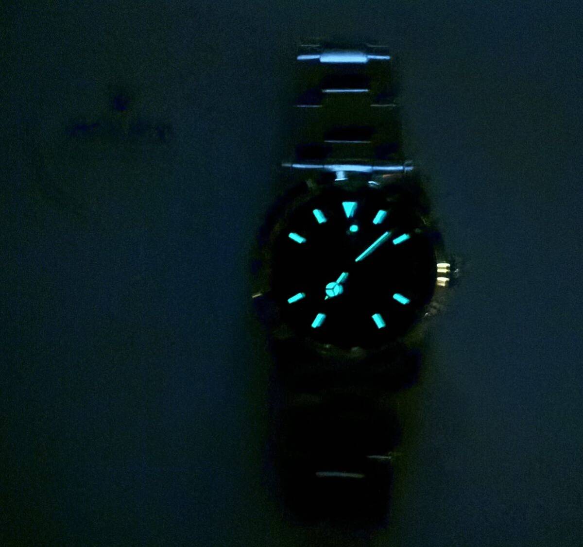 ロレックス ROLEX エクスプローラー1 14270 A番 cal.3000 ブラック オイスターブレス ルミノバ 腕時計 メンズ 自動巻 OH済み_画像10