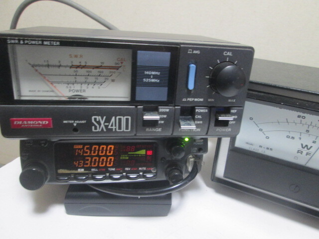  the first radio wave *SWR total &POWER total *144MHz.430MHz*SX-400* present condition junk treatment .. exhibition * postage 520 jpy 